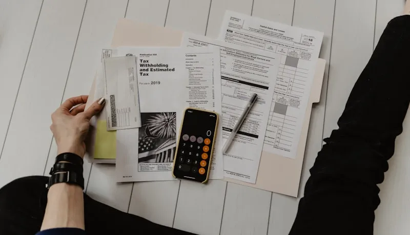 Quote planning paperwork on a desk